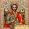 рукописная икона Святого Александра Невского