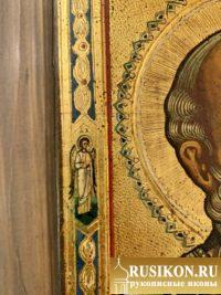 старинная икона Святого Николая Чудотворца