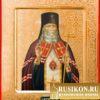 Икона Святого Луки Крымского на золоте с резьбой