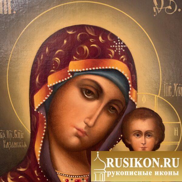 Казанская икона Богородицы, масло